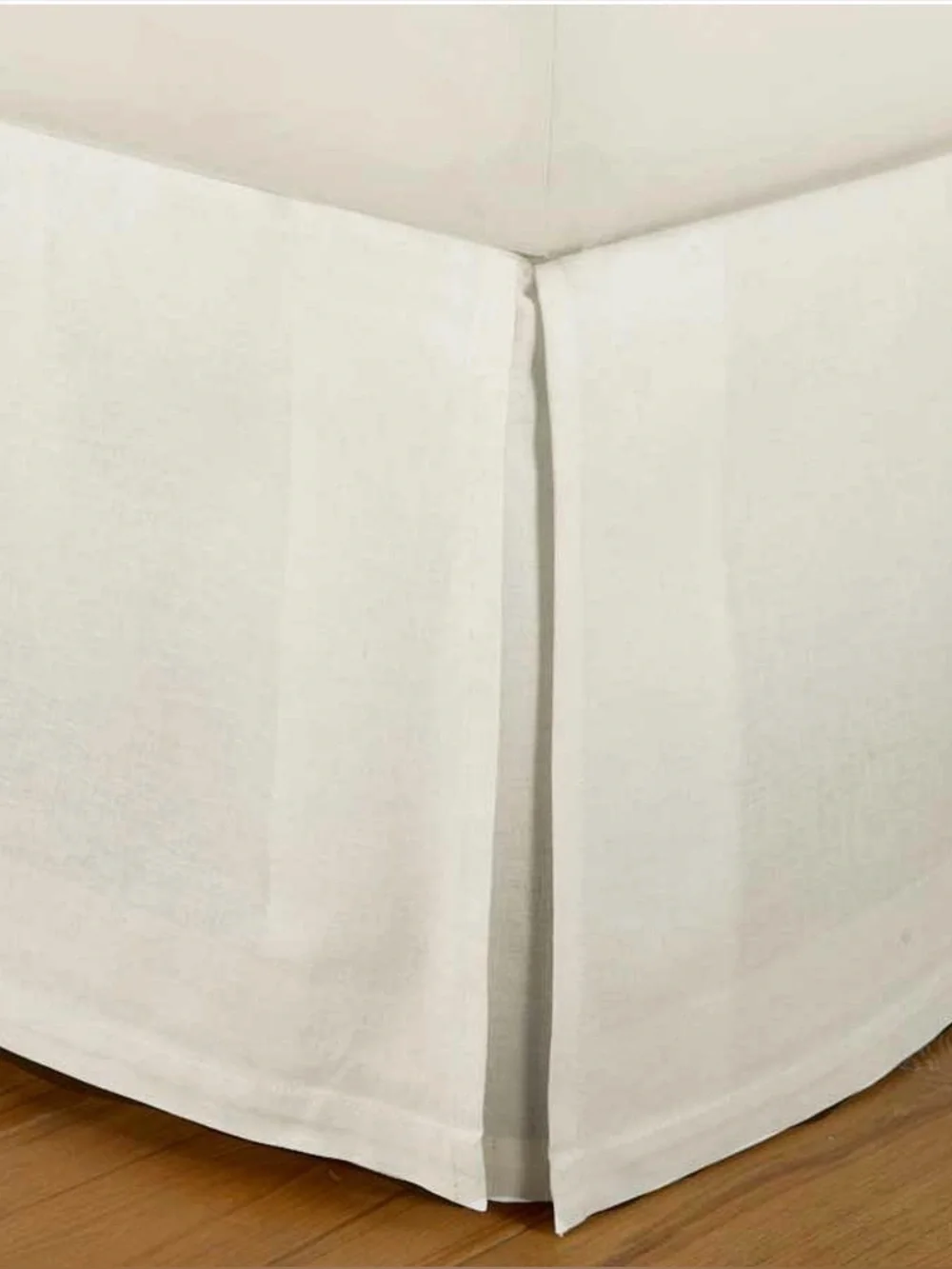 NWT POTTERY BARN Bed Skirt - Full - Classic Ivory Dust Ruffle - 18” Drop
